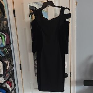 Calvin Klein Black Long Sleeve Dress